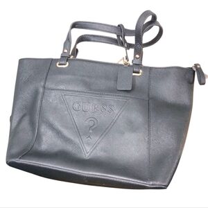 Guess black tote bag purse